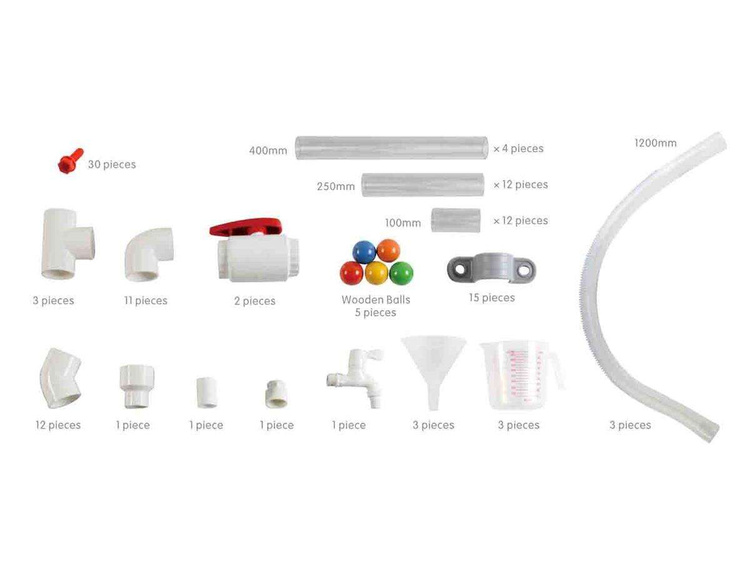 Zestaw Hydrauliczny Do Budowania Systemów Rur - Tablica Naukowo-Kreatywna Masterkidz STEM