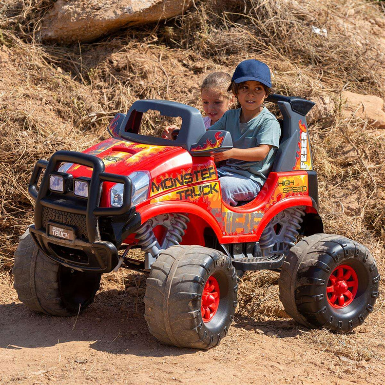 Feber Samochód Monster Truck Auto 12V Challenger Dwuosobowy