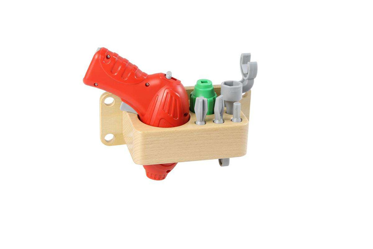 Zestaw Narzędzia Z Wkrętarką 8 Elementów - Tablica Naukowo-Kreatywna Masterkidz STEM