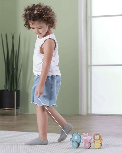 Drewniana zabawka zwierzątka do ciągnięcia Viga Toys