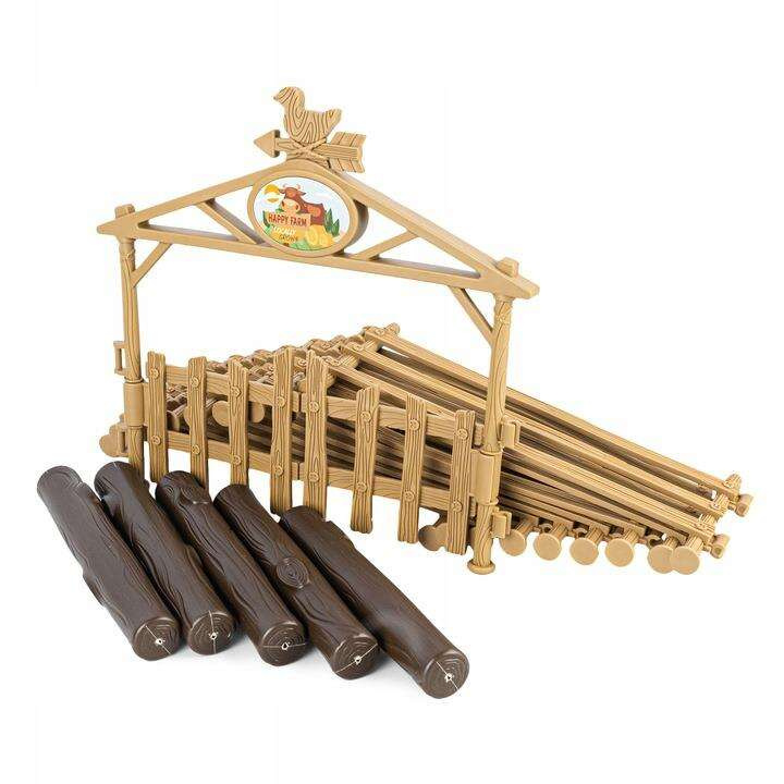 WOOPIE Zestaw Maszyn Rolniczych Traktor Ciągnik Zagroda Mini Farma Osada Rolnicy