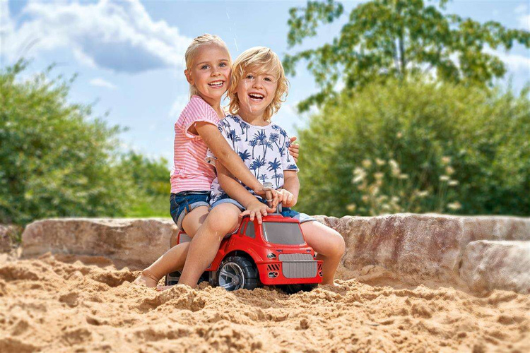 Jeździk Straż Pożarna Samochód Pchacz Armatka Wodna BIG