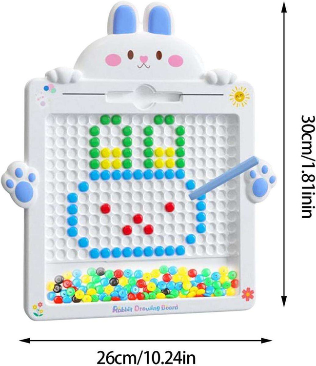 WOOPIE Tablica Magnetyczna dla Dzieci Montessori MagPad Królik