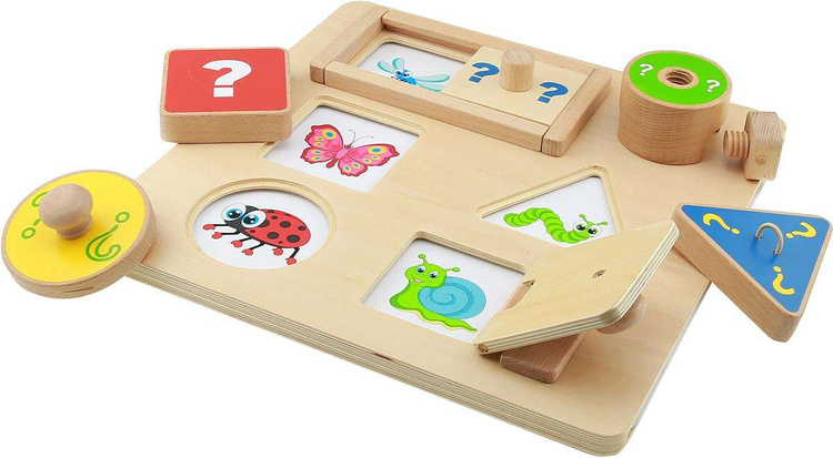 MASTERKIDZ Tablica Edukacyjna Zapamiętywanie Nauka Montessori