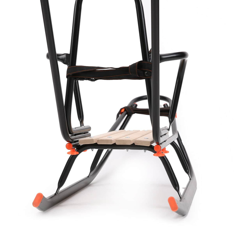 Sanki dla dzieci teo&gigi Smart Line PLUS ciemny szary bipolar  #881