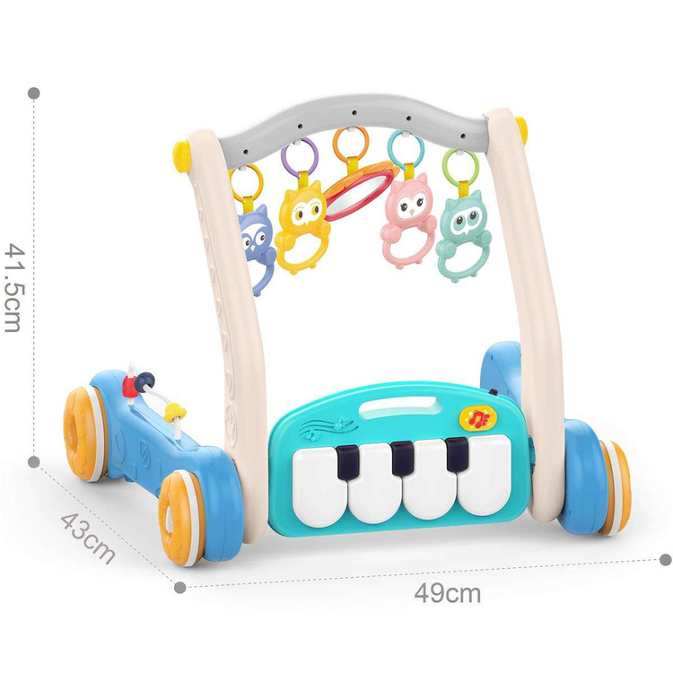 WOOPIE BABY Mata z Pałąkiem Pchacz 2w1 Pianinko