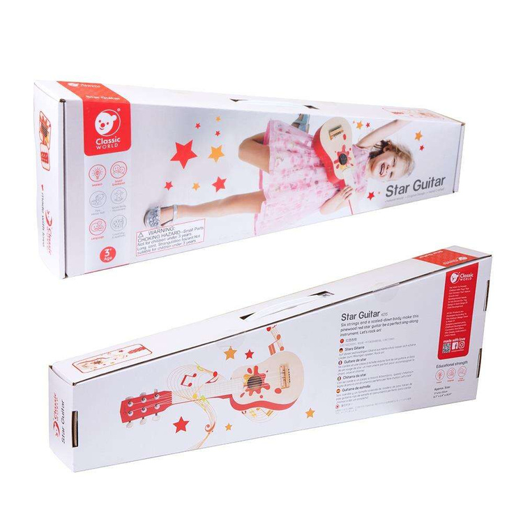 Gitara Drewniana dla dzieci Akustyczna Classic World