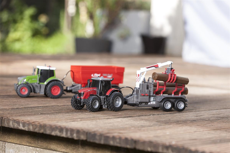 DICKIE Farm Traktor Massey Ferguson 8737 42cm.