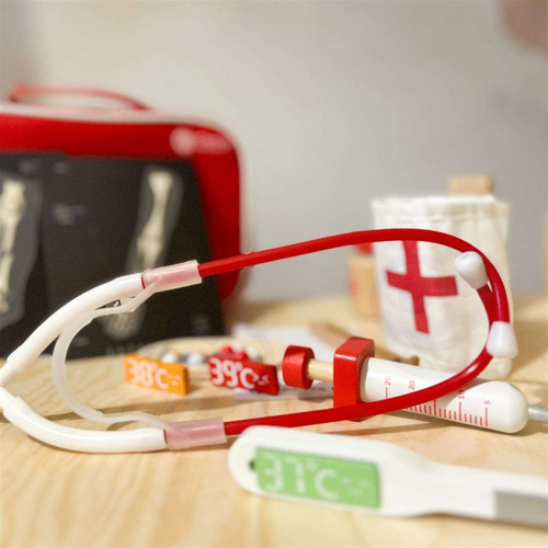 Classic World Drewniany Zestaw Walizka Małego Doktora Lekarza