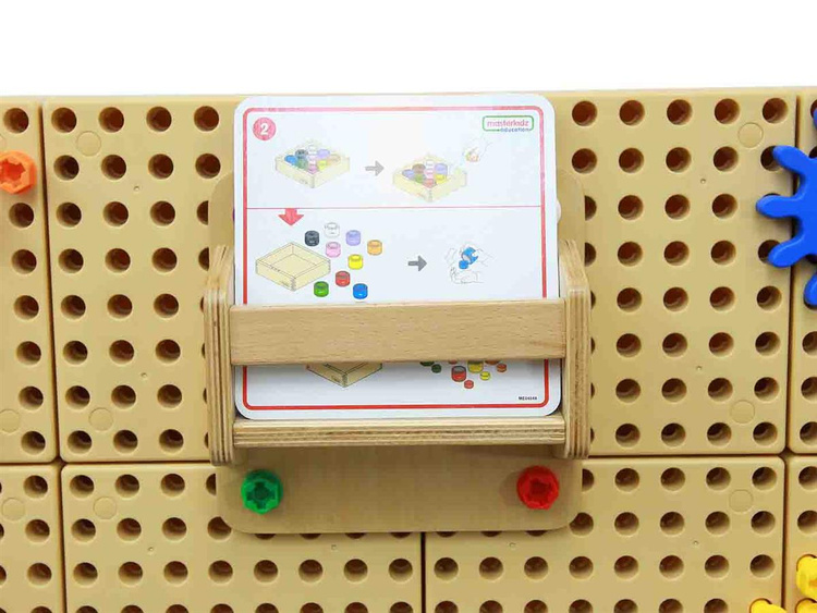 Drewniana Kasetka Na Przedmioty - Tablica Naukowo-Kreatywna Masterkidz STEM