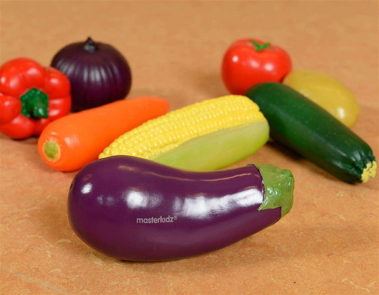 Zestaw 8 Warzyw Drewnianych Do Kuchni Dla Dzieci Masterkidz