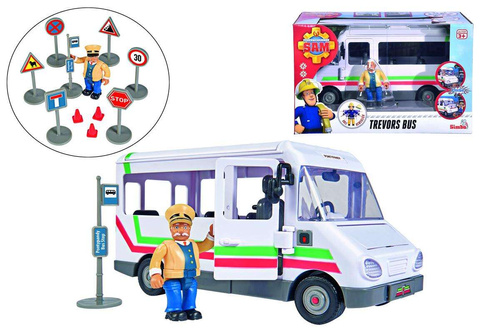 Simba Strażak Sam Autobus Trevora z akcesoriami