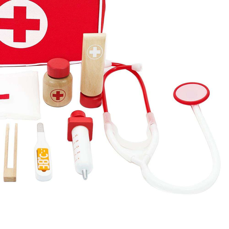 Classic World Drewniany Zestaw Walizka Małego Doktora Lekarza