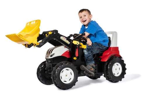Rolly Toys Traktor rollyFarmtrac Steyr 6300 Terrus CVT z Łyżką na Pedały