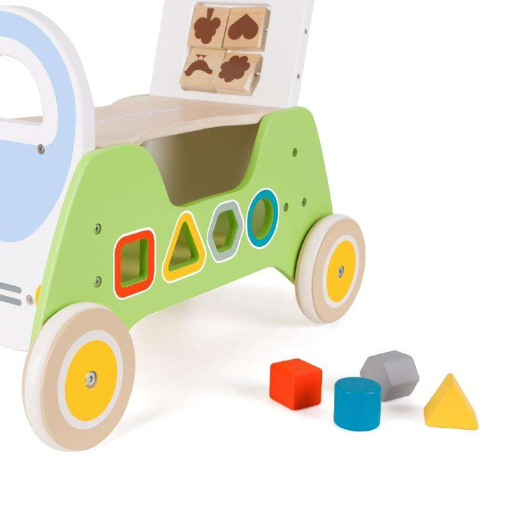 Drewniany Jeździk Pchacz 2 w 1 Classic World