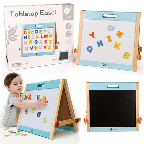 Classic World Wielofunkcyjna Tablica Kredowa Magnetyczna 2W1