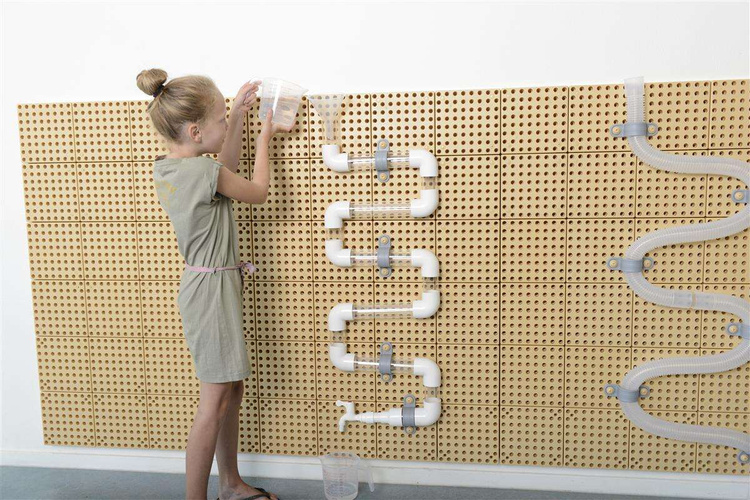 Zestaw Hydrauliczny Do Budowania Systemów Rur - Tablica Naukowo-Kreatywna Masterkidz STEM