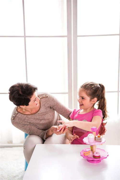 Drewniana Babeczka Stojak Na Babeczki Classic World