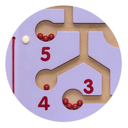 Sensoryczna tablica manipulacyjna Hipopotam drewniana Viga Toys