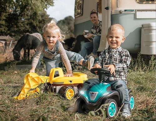 BIG Bobby Car Next Turkusowy Światła LED Klakson Jeździk
