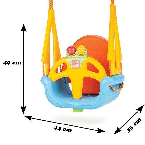 WOOPIE Huśtawka 3w1 Niebieska