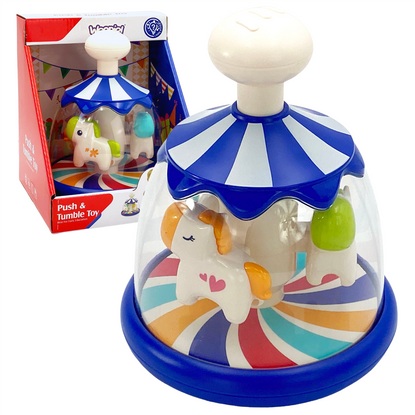 WOOPIE BABY Kolorowe Koniki Niebieski Bączek Karuzela