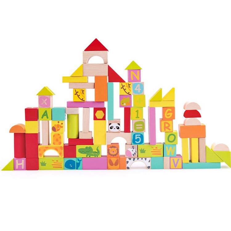 Zestaw Drewnianych Klocków Classic World