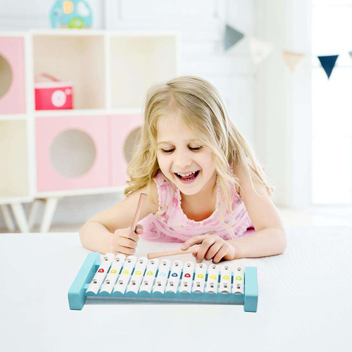 Cymbałki Ksylofon Drewniany 12 Tonów Classic World