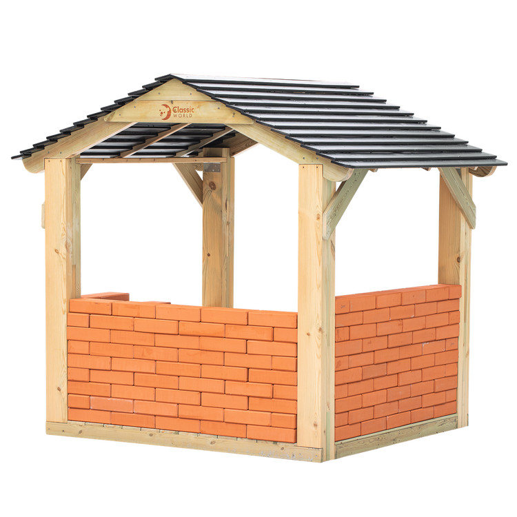 CLASSIC WORLD EDU Duży Drewniany Domek Altana