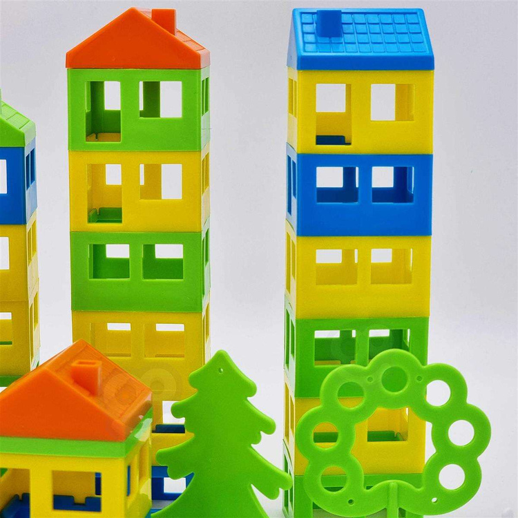 Wader QT Klocki - Moje Miasto - 92 elementy