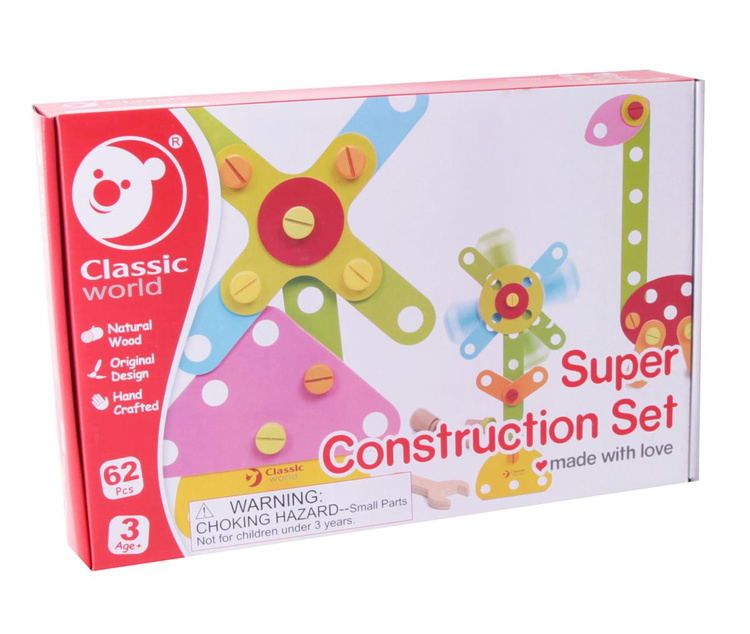 Super Zestaw konstrukcyjny 51 elementów Classic World
