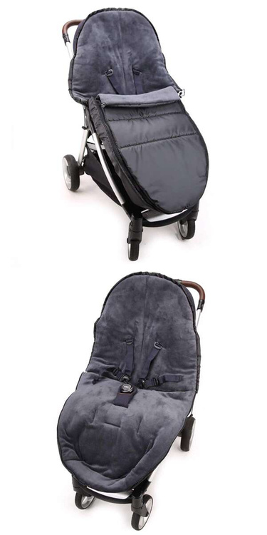 Sanki dla dzieci teo&gigi Smart Line PLUS ciemny szary bipolar  #881