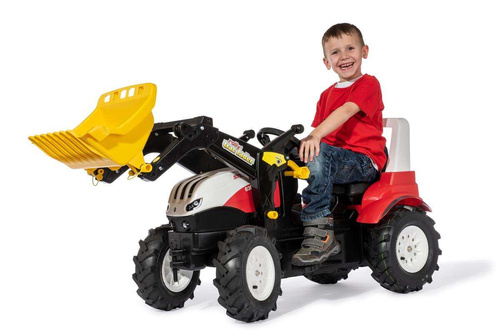 Rolly Toys Traktor rollyFarmtrac Steyr 6300 Terrus CVT z Łyżką na Pedały