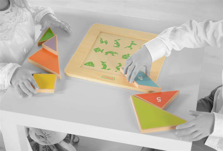 Puzzle Edukacyjne Ukladanka Tangram Liczby Masterkidz