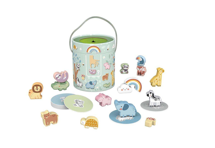 WOOPIE GREEN Tajemnicze Pudełko Dotknij i Dopasuj FSC