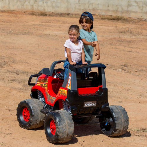 Feber Samochód Monster Truck Auto 12V Challenger Dwuosobowy