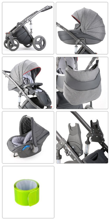 Wózek wielofunkcyjny 3w1 Teo&Gigi x-line model