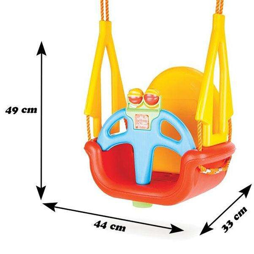 WOOPIE Huśtawka 3w1 Czerwona