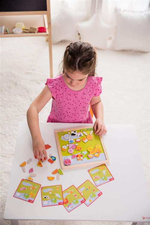 Układanka Magnetyczna Zwierzęta Farma Classic World