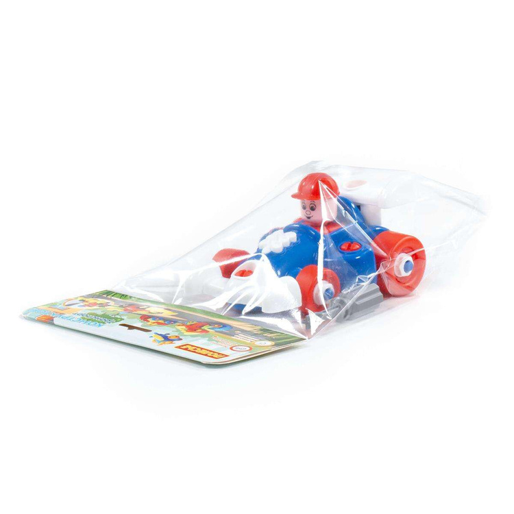 Wader QT Kolorowa Wyścigówka Ze Śrubokrętem 22el.