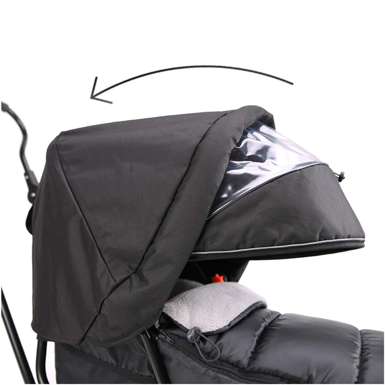 Sanki dla dzieci teo&gigi Smart Line PLUS jasny szary bipolar  #880