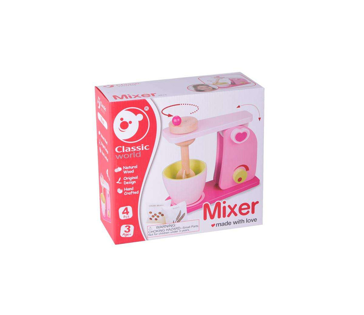 Drewniany Mikser AGD Zabawka dla dzieci Classic World