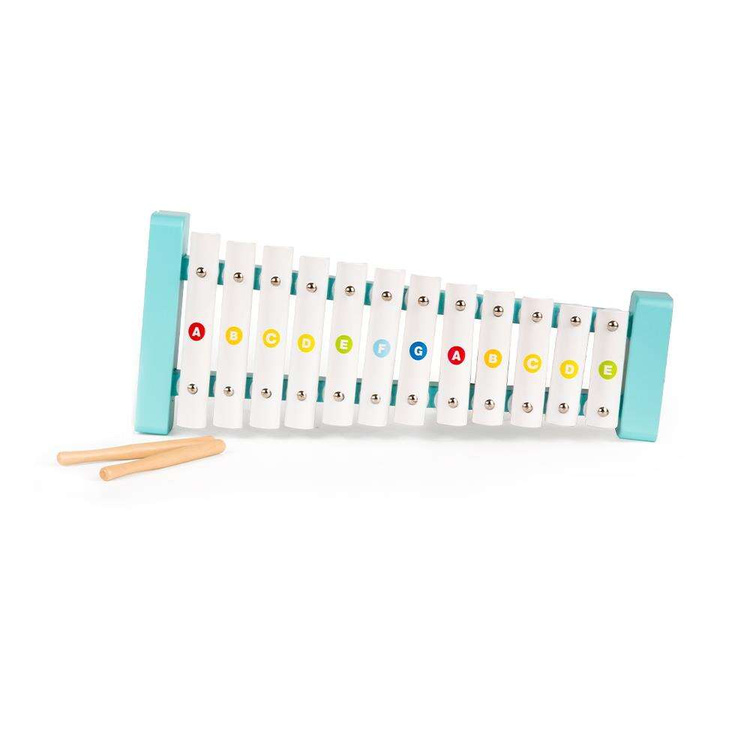 Cymbałki Ksylofon Drewniany 12 Tonów Classic World