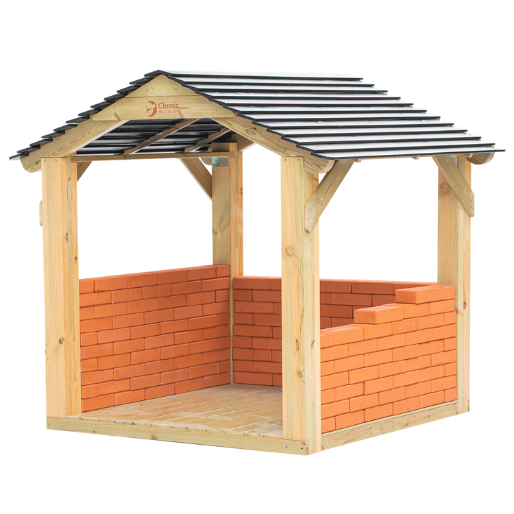 CLASSIC WORLD EDU Duży Drewniany Domek Altana