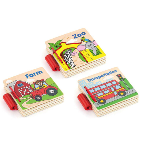 VIGA Moja Pierwsza Książeczka Drewniana 1 szt.