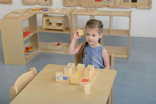 Drewniany Sorter Sensoryczny Łączenie Dźwięków Masterkidz