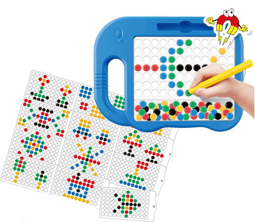 WOOPIE Tablica Magnetyczna dla Dzieci Montessori MagPad Słonik- Zestaw 3 szt.