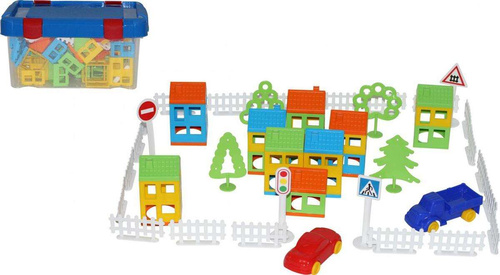 Wader QT Klocki - Moje Miasto - 92 elementy