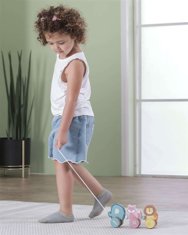 Drewniana zabawka zwierzątka do ciągnięcia Viga Toys