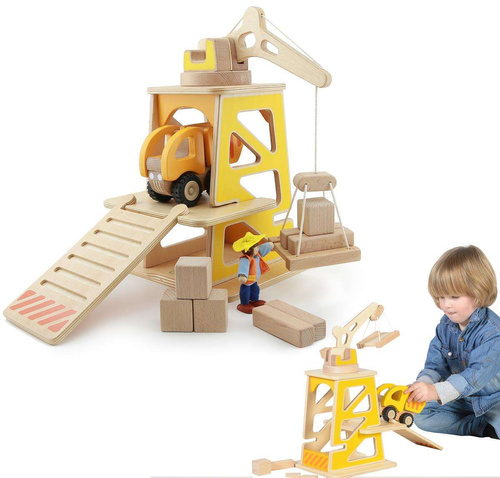 Plac Budowy Makieta Drewniana Masterkidz